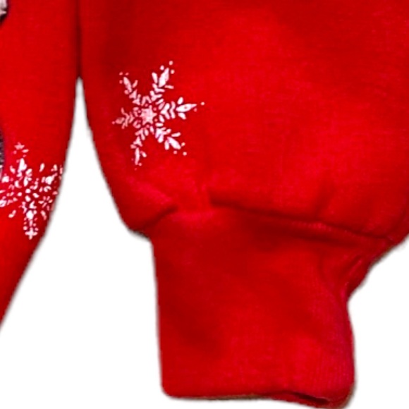 Vintage Child Santa Bear Sweatshirt - Picture 6 of 15